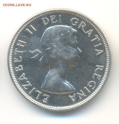 Ag. Канада 1 доллар 1955. XF . до 11.05 22:00 - 4