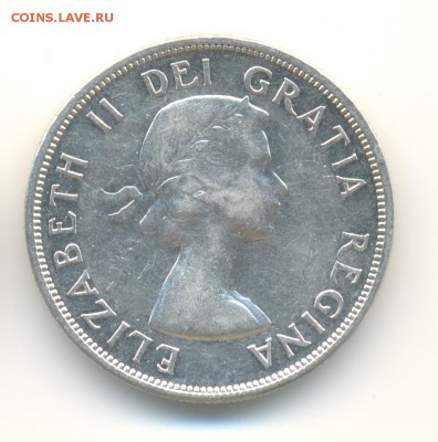 Ag. Канада 1 доллар 1957. XF . до 11.05 22:00 - 5