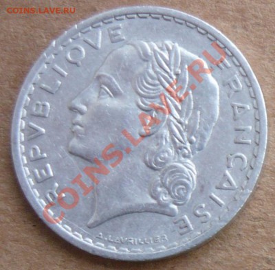 Франция 5 франков. 1949 г.До 10.11.10 г. 20-00 МСК. - 5 фр 49.1