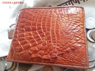 Портмоне из кожи крокодила . до 11.05.16. 22-00. - 20120106_134703