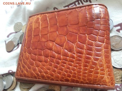 Портмоне из кожи крокодила . до 11.05.16. 22-00. - 20120106_134710