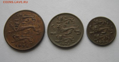 ЭСТОНИЯ 1 сент 1929, 2 сенти 1934, 5 сенти 1931. 12.05.2016. - 059.JPG