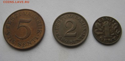 ЭСТОНИЯ 1 сент 1929, 2 сенти 1934, 5 сенти 1931. 12.05.2016. - 058.JPG