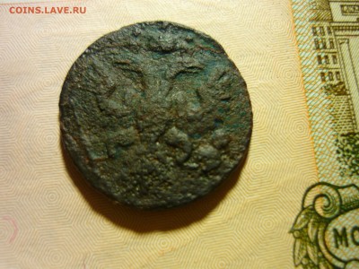 полушка 1735г на определение и оценку. - ддд7
