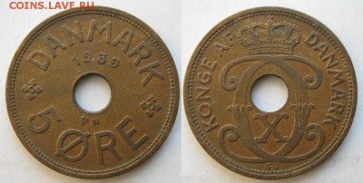 11.Разная инострань по фиксу - 11 3 Дания 5 эре 1939   106