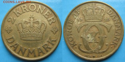 11.Разная инострань по фиксу - 11 7 Дания 2 крона 1925     235