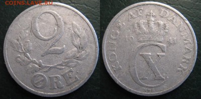 11.Разная инострань по фиксу - 11 8 Дания 2 эре 1941    645