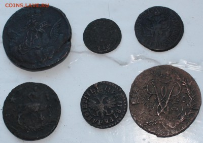 2 копейки 1762, копейка 1756 и др. монеты - IMG_4565.JPG