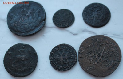 2 копейки 1762, копейка 1756 и др. монеты - IMG_4571.JPG