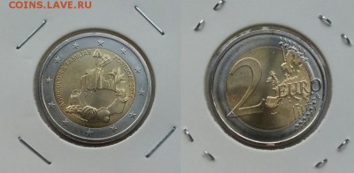 Юбилейные 2 ЕВРО. 14 штук UNC Грец+Ит+Порт+Фин до 10.05 - пор фх
