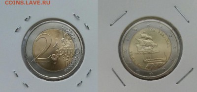 Юбилейные 2 ЕВРО. 14 штук UNC Грец+Ит+Порт+Фин до 10.05 - пор тим