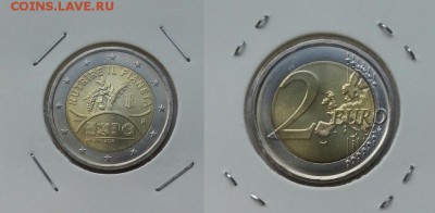 Юбилейные 2 ЕВРО. 14 штук UNC Грец+Ит+Порт+Фин до 10.05 - ит экс
