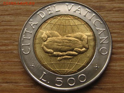 БИМ Ватикан 500 лир 1992 до 12.05.16 в 21.00 М - IMG_3126.JPG