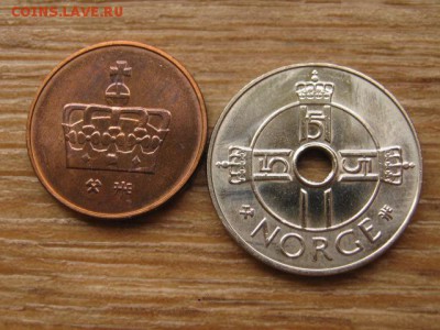 Норвеги1 50 оре 1996 и 1 кр. 1997 до 12.05.16 в 21.00 М - IMG_3210.JPG