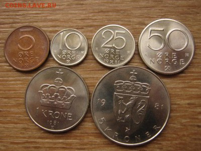 Норвегия 5 оре-5 крон 1981 до 12.05.16 в 21.00 М - IMG_3213.JPG