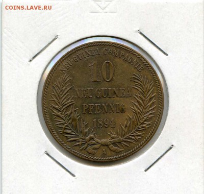 Германская Новая Гвинея - 10 Pfennig - img939