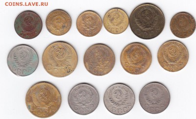 2,3,5,15,20 копеек 1933-1955г. до 16.05.2016 22.00ч - 2