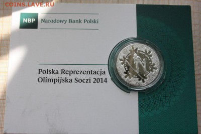 Польша,10 злотых 2014 Зимние Олимпийские игры в Сочи, буклет - ау1