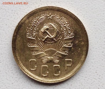 2 копейки 1936 года в блеске, рельефная - image