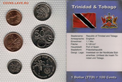 Тринидад и Тобаго набор (6шт) до 16.05.16 в 22.00мск (В354) - 1-тит1