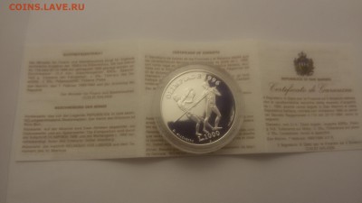 1000 лир Сан Марино Олимпиада  Пруф сертиф  до 15.04 22.00 - 20160510_210526