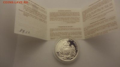 1000 лир Сан Марино Олимпиада  Пруф сертиф  до 15.04 22.00 - 20160510_210555