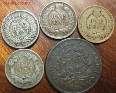 1 цент США 1858г . Парящий орел. - DSCF9529.JPG
