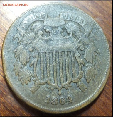 1 цент США 1858г . Парящий орел. - DSCF9536.JPG