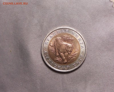 Амурский Тигр 10 рублей 1991 Красная книга до 13.05 - DSCN9987.JPG