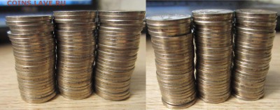 1 копейка 2001 СП (80 штук). Отличные. - гурт