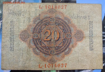 Германия 20 марок 1914г. до 12 мая 22-30 по Москве - Германия 20 марок 1914-2.JPG