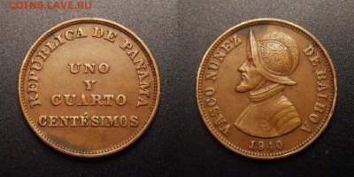 3 - Панама - 1,25 сентесимо (1940) бронза №1