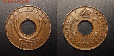 3 - Брит. Восточная Африка – 1 цент (1930)