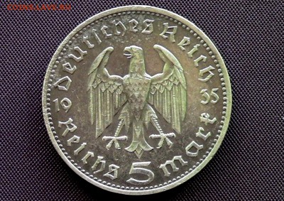 5 рейхс марок 1935год  Гинденбург (D) - IMG_4144
