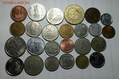 50 Разных иностранных монет с РУБЛЯ! До 14-05-16 в 21-00 МСК - 1zUfaW5WKGU
