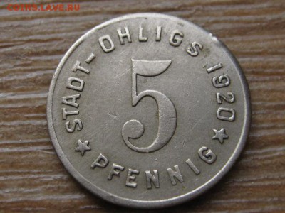 Нотгельд Ohligs 5 пф. 1920 Func404.5 до 14.05.16 в15.00М - IMG_3960.JPG