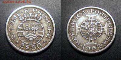 3 - Португ. Сан-Томе и Принсипи – 2,5 эскудо (1962) №3