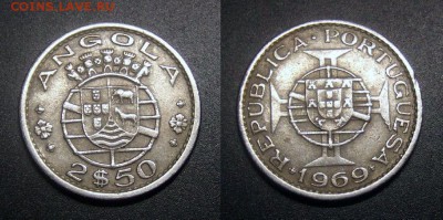 3 - Португ. Ангола – 2,5 эскудо (1969) №2