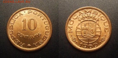 3 - Португ. Мозамбик – 10 сентаво (1960) (UNC) №2