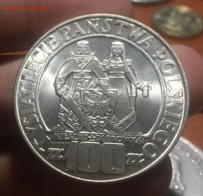 Польша 100 злотых 1966. Люкс. до 18.05. до 22:15 - 1