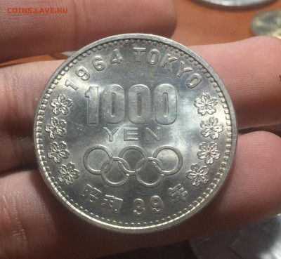Япония 1000 йен 1964,олимпиада Люкс до 18.05.до 22:15 С РУБЛ - 2