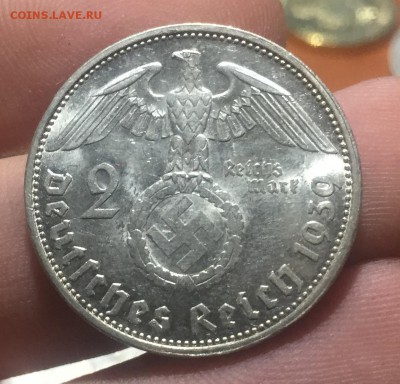 Рейх. 2 марки 1939 "G" Люкс. до 18.05. в 22:15 - 2