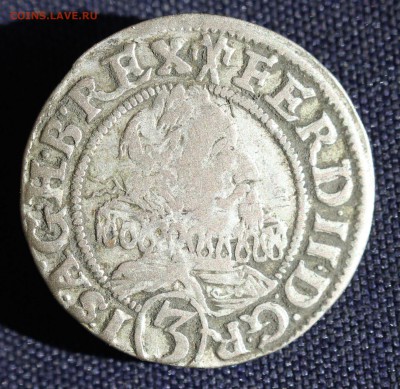 С 1 руб. АВСТРИЙСКАЯ ИМПЕРИЯ 3 крейцера 1628г.  до 19.05 - IMG_1607.JPG