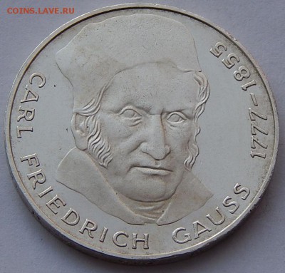 ФРГ 5 марок 1977 Карл Фридрих Гаус, до 20.05.16 в 22:00 МСК - 4249.JPG