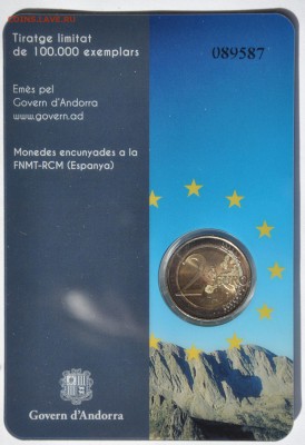 Андорра 2 евро 2014 «Андорра в Совете Европы» BU до 19.05.16 - 2.JPG