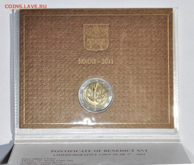 Ватикан 2 евро 2011 День молодежи в Мадриде до 19.05.16 - 5.JPG