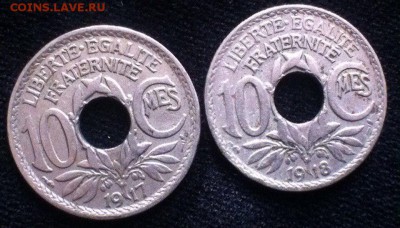 10 сантимов 1917,1918 Франции,до 15.05.16 - NVCydYzKW74