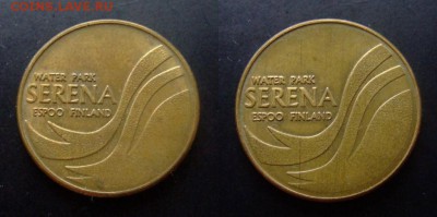 3 - ЖЕТОН аквапарк СЕРЕНА (Финляндия)