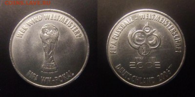 3 - ЖЕТОН (Германия) «ЧМ по футболу 2006; кубок» (d-29мм)