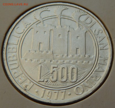 Сан-Марино 500 лир 1977 Экология, до 21.05.16 в 22:00 МСК - 4025